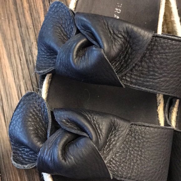 Lucky Brand Izbremma Leather Knot Espadrilles - Picture 13 of 13